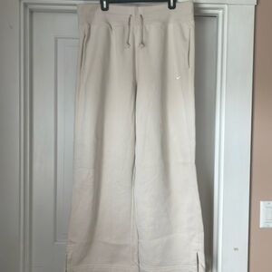 Wide leg sweat pants